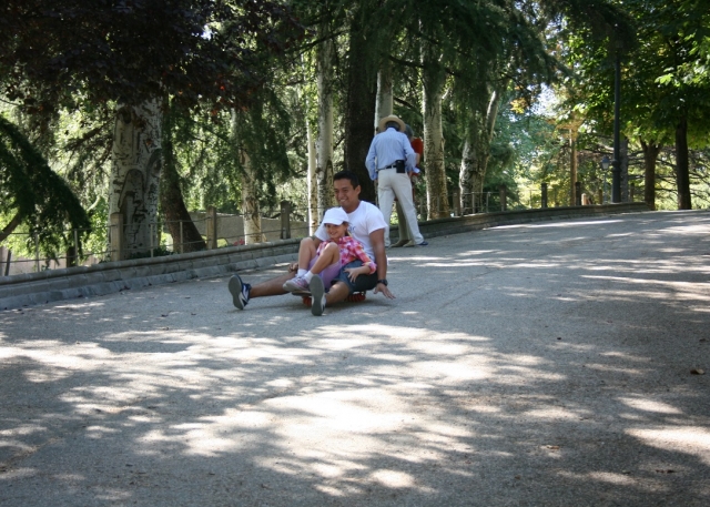 Sentados en el skate